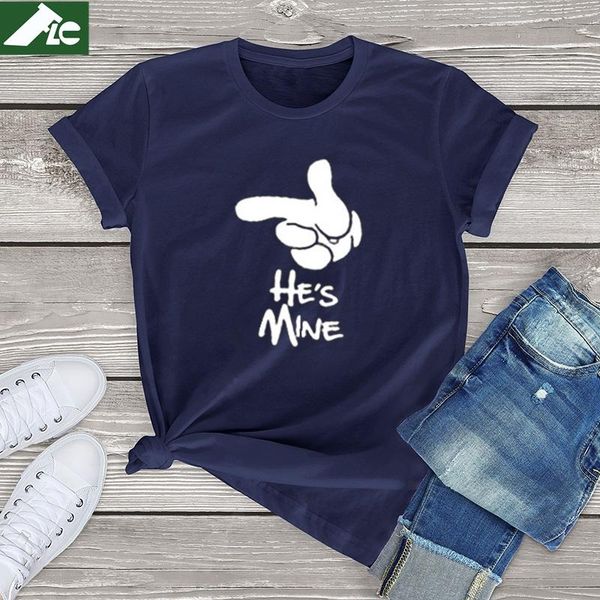 women's t-shirt kawaii he is mine couple gifts clothes mens women t shirt valentine's day gift lover present tees, White
women's t-shirt kawaii he is mine couple gifts clothes mens women t shirt valentine's day gift lover present tees, White