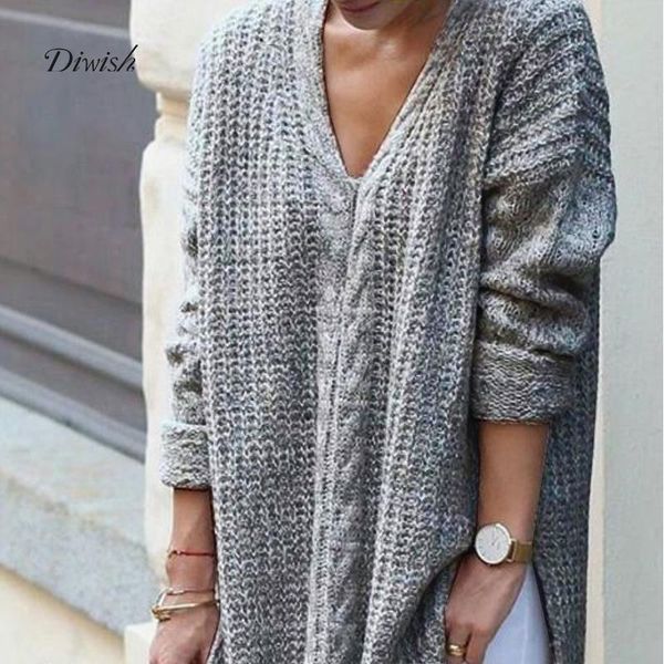 women's sweaters diwish knited women loose autumn sweater v-neck pullover thin solid long sleeve slit casual style female gray 2021, White;black
women's sweaters diwish knited women loose autumn sweater v-neck pullover thin solid long sleeve slit casual style female gray 2021, White;black