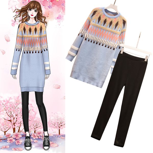 great woman plus size 5xl long nightgown two sets of knitted or crocheted winter sweaters dressed in women's upper suit and warm sxv6, Black
great woman plus size 5xl long nightgown two sets of knitted or crocheted winter sweaters dressed in women's upper suit and warm sxv6, Black