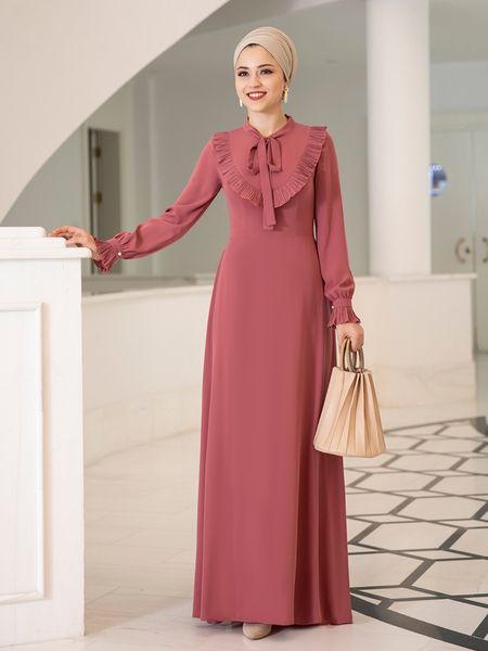 long women hijab dress with bow collar islamic muslim clothing fabric made in turkey 2021 new season arabic dubai, Red
long women hijab dress with bow collar islamic muslim clothing fabric made in turkey 2021 new season arabic dubai, Red