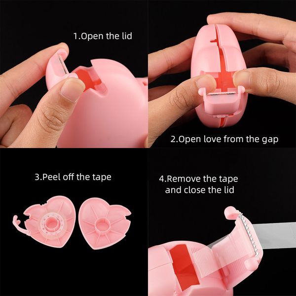 1pcs heart shape eyelash extensions tape dispenser cutter refill lash extension tool eyelash extensions supplies
1pcs heart shape eyelash extensions tape dispenser cutter refill lash extension tool eyelash extensions supplies