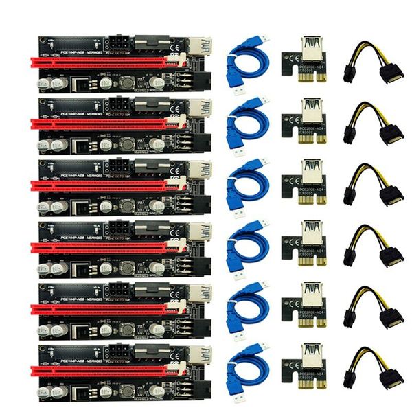 storage bags 6pcs est ver009 usb 3.0 pci-e riser ver 009s express 1x 4x 8x 16x extender adapter card 15pin to 6 pin power cable
storage bags 6pcs est ver009 usb 3.0 pci-e riser ver 009s express 1x 4x 8x 16x extender adapter card 15pin to 6 pin power cable