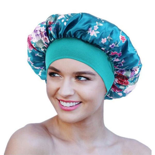 beanies style ladies satin printed elastic wide-brimmed round hat wash shower cap simulation silk night hair care
beanies style ladies satin printed elastic wide-brimmed round hat wash shower cap simulation silk night hair care