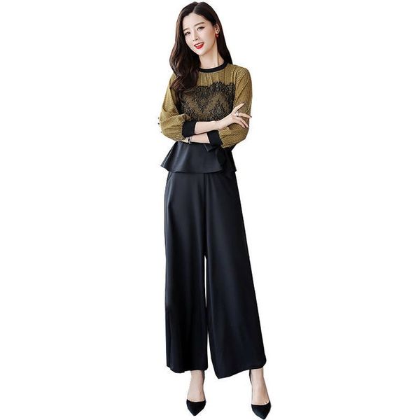 2021 new spring women clothes sets female blouse + wide leg pant two piece set ladies vintage slim tracksuit outfits 8452ak, Gray
2021 new spring women clothes sets female blouse + wide leg pant two piece set ladies vintage slim tracksuit outfits 8452ak, Gray