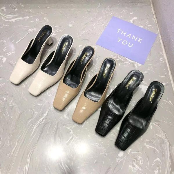 slippers shoes cover toe thin heels loafers med woman's slides fashion 2021 luxury pu rubber rome spring basic fabric me, Black
slippers shoes cover toe thin heels loafers med woman's slides fashion 2021 luxury pu rubber rome spring basic fabric me, Black