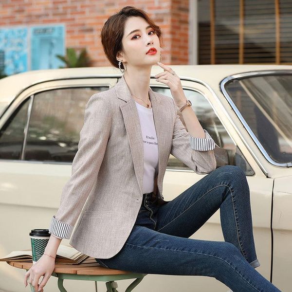 women's suits & blazers uniform designs jakcets coat half sleeve spring summer women business work wear ol professsional outwear blase, White;black
women's suits & blazers uniform designs jakcets coat half sleeve spring summer women business work wear ol professsional outwear blase, White;black