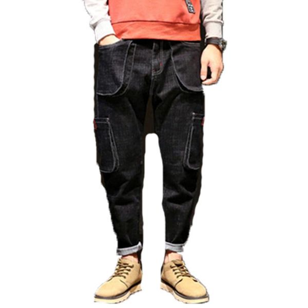 men's jeans autumn and winter hip-hop small feet stretch large size ripped skateboard trousers camouflage harem pants, Blue
men's jeans autumn and winter hip-hop small feet stretch large size ripped skateboard trousers camouflage harem pants, Blue