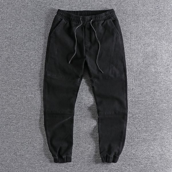 2021 japanese versatile leggings fashion spring and autumn men's soft cotton loose casual overalls pants sale 0580 imvu, Black
2021 japanese versatile leggings fashion spring and autumn men's soft cotton loose casual overalls pants sale 0580 imvu, Black