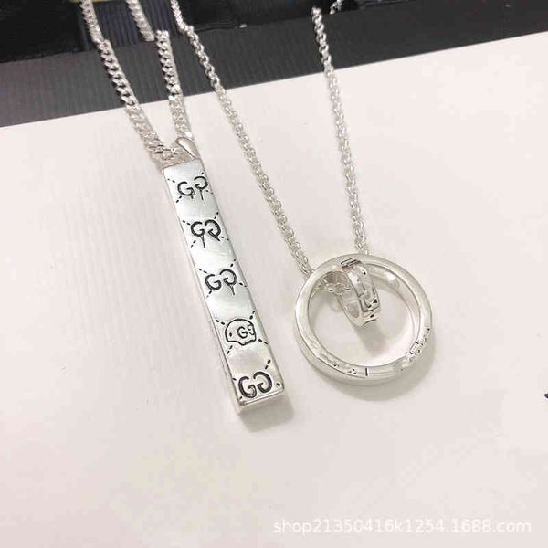 factory specials aa ancient letter size circle sterling silver necklace transfer ring pendant men's women's clavicle chain simple
factory specials aa ancient letter size circle sterling silver necklace transfer ring pendant men's women's clavicle chain simple