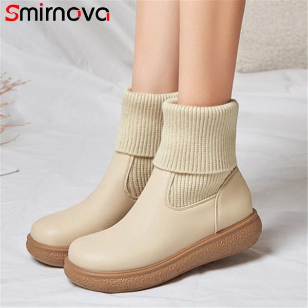 boots smirnova 2022 plus size 43 flat shoes women ankle knitting stretch sock solid colors comfortable winter casual, Black
boots smirnova 2022 plus size 43 flat shoes women ankle knitting stretch sock solid colors comfortable winter casual, Black