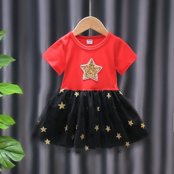 girl's dresses girls baby dress 2021 summer little girl children's clothing cotton short-sleeved stitching mesh princess, Red;yellow
girl's dresses girls baby dress 2021 summer little girl children's clothing cotton short-sleeved stitching mesh princess, Red;yellow