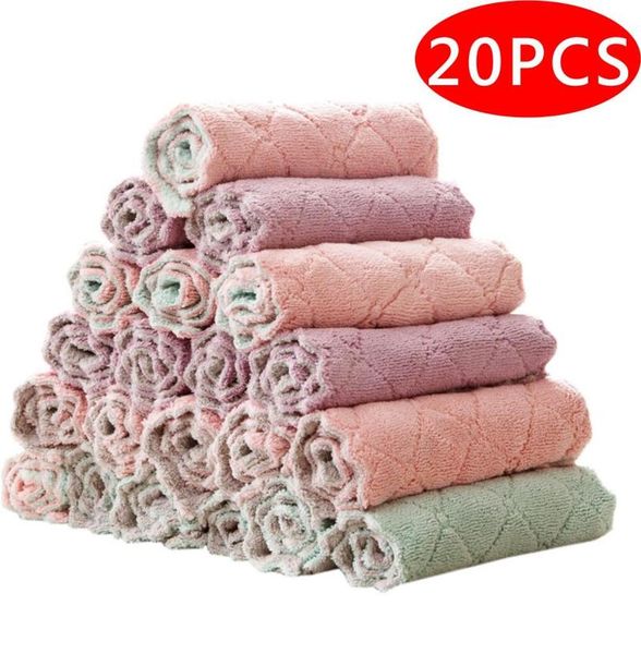 table cloth 20pcs rag double-sided coral velvet napkin wipe hand towel composite absorbent hanging non-stick oil dish lazy
table cloth 20pcs rag double-sided coral velvet napkin wipe hand towel composite absorbent hanging non-stick oil dish lazy