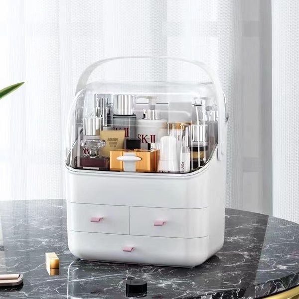 storage boxes & bins makeup organizer large capacity cosmetic box deskjewelry nail polish drawer container for travel
storage boxes & bins makeup organizer large capacity cosmetic box deskjewelry nail polish drawer container for travel