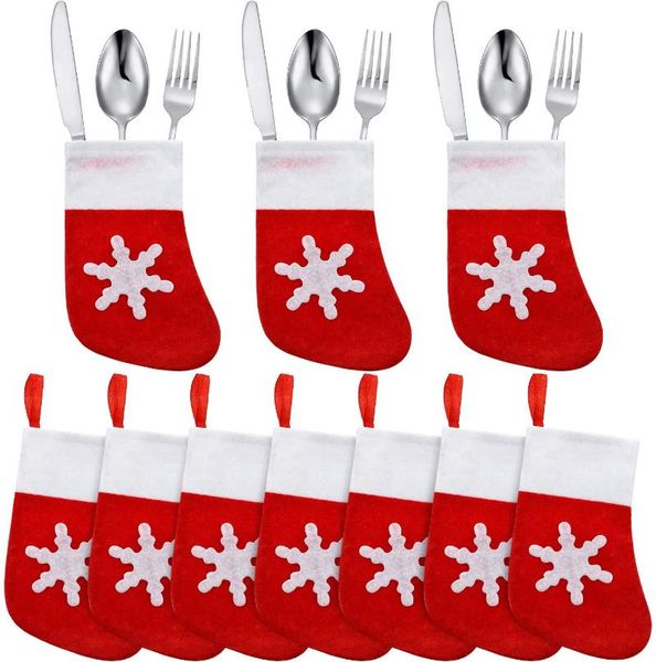 dinnerware sets dinner table snowflake tableware holder socks decorations knife spoon fork bag for christmas xmas 1/2/5/20pcs
dinnerware sets dinner table snowflake tableware holder socks decorations knife spoon fork bag for christmas xmas 1/2/5/20pcs