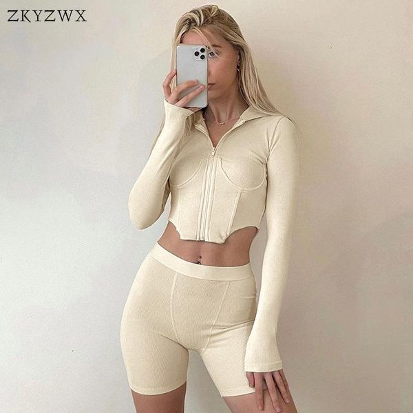 women's tracksuits zkyzwx rib knitted two piece set tracksuit women fall clothes crop hoodies biker shorts sweat suit lounge outfits ma, Gray
women's tracksuits zkyzwx rib knitted two piece set tracksuit women fall clothes crop hoodies biker shorts sweat suit lounge outfits ma, Gray