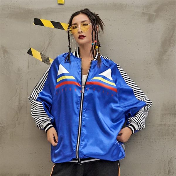 women's trench coats hip hop street dance women loose long bat letter striped print berlia zipper up harajuku basic coat kawaii female, Tan;black
women's trench coats hip hop street dance women loose long bat letter striped print berlia zipper up harajuku basic coat kawaii female, Tan;black
