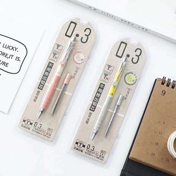 ballpoint pens 0.3mm cute colorful plastic mechanical pencil simple fresh automatic set for school supplies korean kawaii stationery, Blue;orange
ballpoint pens 0.3mm cute colorful plastic mechanical pencil simple fresh automatic set for school supplies korean kawaii stationery, Blue;orange