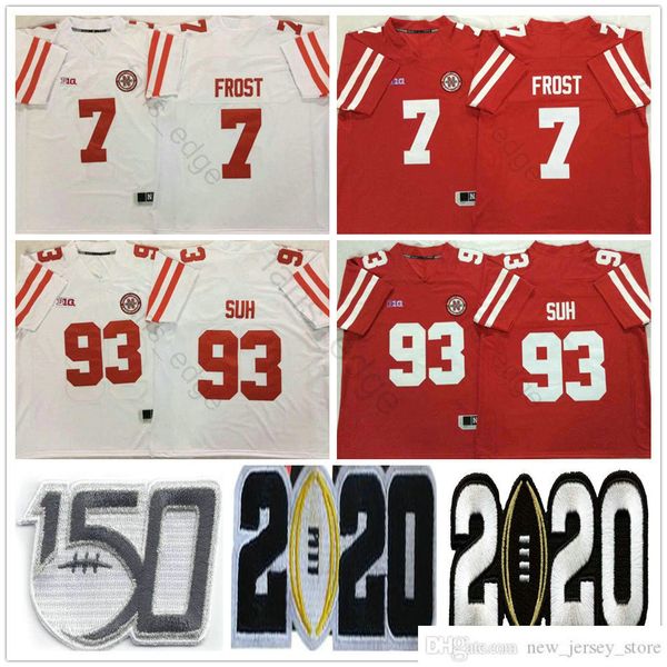 ncaa nebraska cornhuskers college #7 scott frost jersey red white stitched #93 ndamukong suh university football jerseys shirts s-xxxl, Black
ncaa nebraska cornhuskers college #7 scott frost jersey red white stitched #93 ndamukong suh university football jerseys shirts s-xxxl, Black