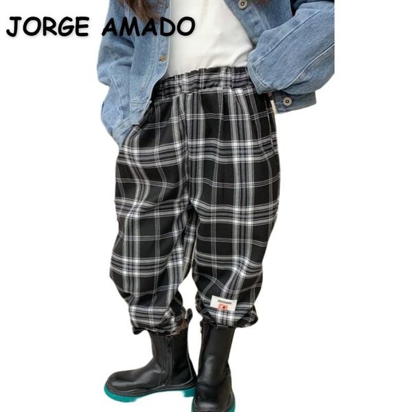 jumpsuits wholesale 2021 korean style spring kids girls boys pants elastic waist black plaid haren trousers children clothes e209, Blue
jumpsuits wholesale 2021 korean style spring kids girls boys pants elastic waist black plaid haren trousers children clothes e209, Blue