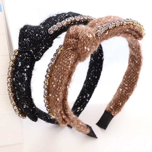 hair accessories bisenmade 2021 autumn winter haiband women knitted headband with diamonds bowknot headwear sweet cute girl
hair accessories bisenmade 2021 autumn winter haiband women knitted headband with diamonds bowknot headwear sweet cute girl