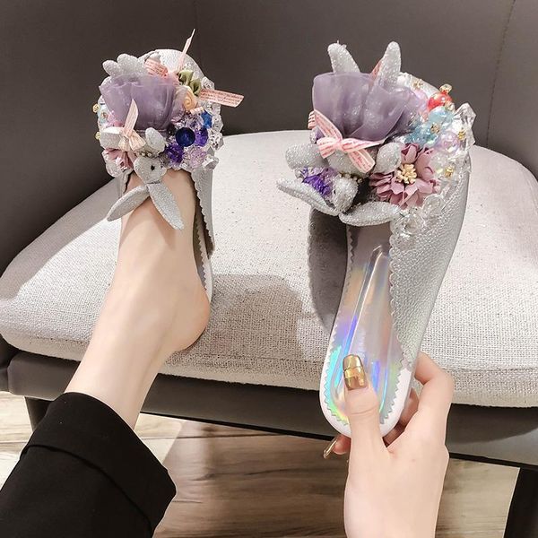 low shallow glitter slides shoes woman 2021 slippers flat fashion cover toe pantofle string bead jelly luxury soft new basic rub, Black
low shallow glitter slides shoes woman 2021 slippers flat fashion cover toe pantofle string bead jelly luxury soft new basic rub, Black