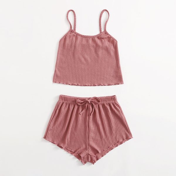 summer pajamas set for women soft comfortable short sleeve t-shirts & shorts loose home wear strap underwear, Black;red
summer pajamas set for women soft comfortable short sleeve t-shirts & shorts loose home wear strap underwear, Black;red