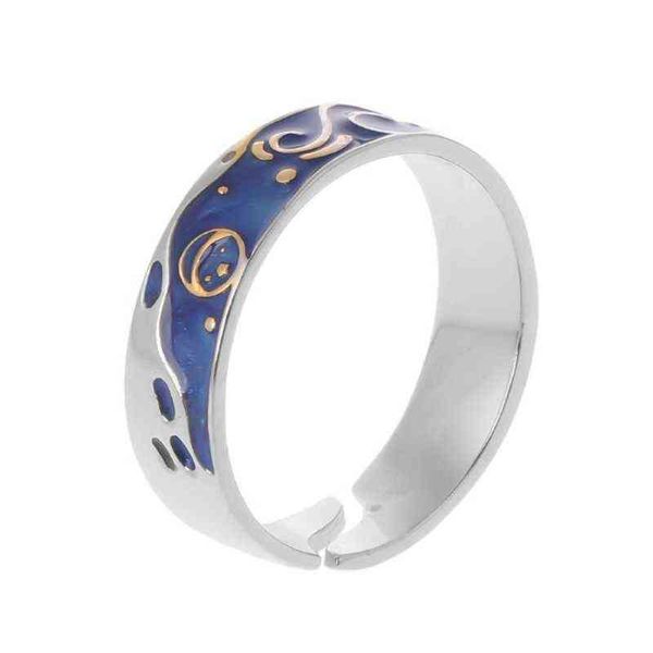 2pcs s925 silver plated gogh blue starry sky open lover rings band jewelry dropshipping g1125, Slivery;golden
2pcs s925 silver plated gogh blue starry sky open lover rings band jewelry dropshipping g1125, Slivery;golden