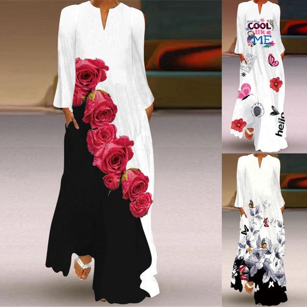 casual dresses women long sleeve floral print v-neck maxi dress boho party cami stylish vintage female wear vestido de mujer, Black;gray
casual dresses women long sleeve floral print v-neck maxi dress boho party cami stylish vintage female wear vestido de mujer, Black;gray