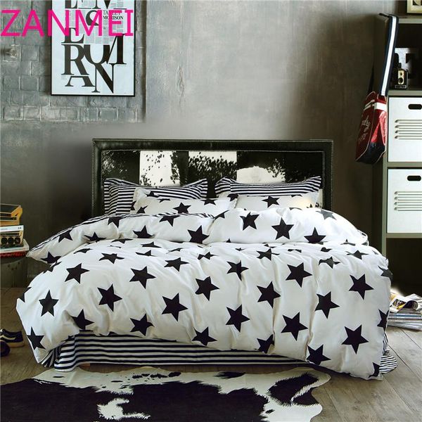 100% cotton simple bedding set 4pcs boys cartoon home four summer stars black white twin king duvet quilt cover bed set
100% cotton simple bedding set 4pcs boys cartoon home four summer stars black white twin king duvet quilt cover bed set