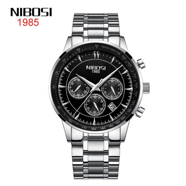 10 style nibosi sun pattern chronograph mens watch watches waterproof watch men fashion business men quartz watch silver shell black dail, Slivery;brown
10 style nibosi sun pattern chronograph mens watch watches waterproof watch men fashion business men quartz watch silver shell black dail, Slivery;brown