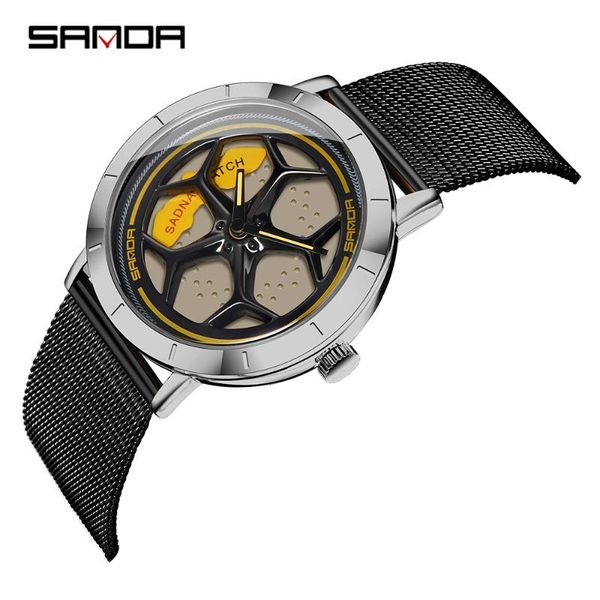 wristwatches sanda brand fashion men mesh steel watch luxury calendar quartz wrist business casual for man clock relogio masculino, Slivery;brown
wristwatches sanda brand fashion men mesh steel watch luxury calendar quartz wrist business casual for man clock relogio masculino, Slivery;brown