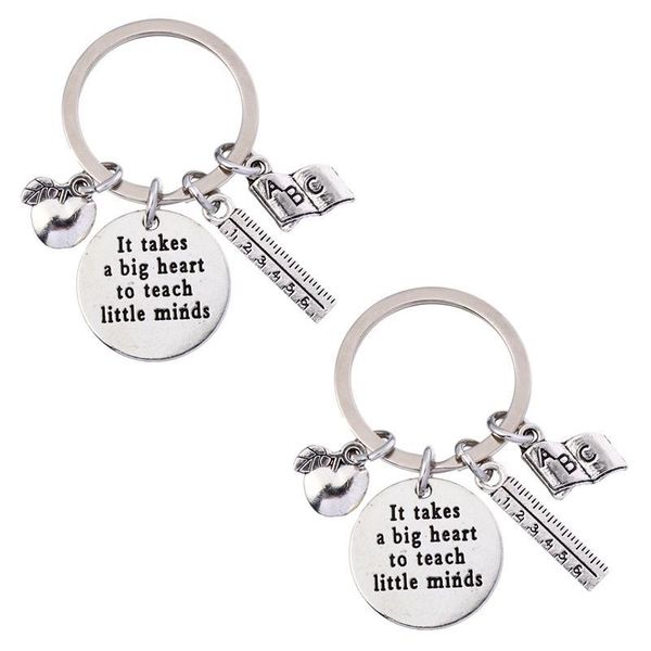 hooks & rails 2pcs thank you keychain engraved it takes a big heart to teach little mind of students keyring jewelry graduation theme
hooks & rails 2pcs thank you keychain engraved it takes a big heart to teach little mind of students keyring jewelry graduation theme