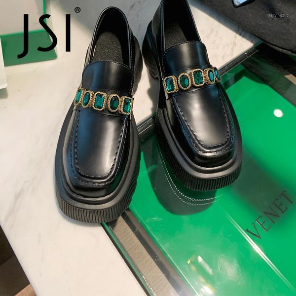 dress shoes jsi woman high platform genuien leather round toe slip on crysatl decoration thick bottom ress lady vo041, Black
dress shoes jsi woman high platform genuien leather round toe slip on crysatl decoration thick bottom ress lady vo041, Black