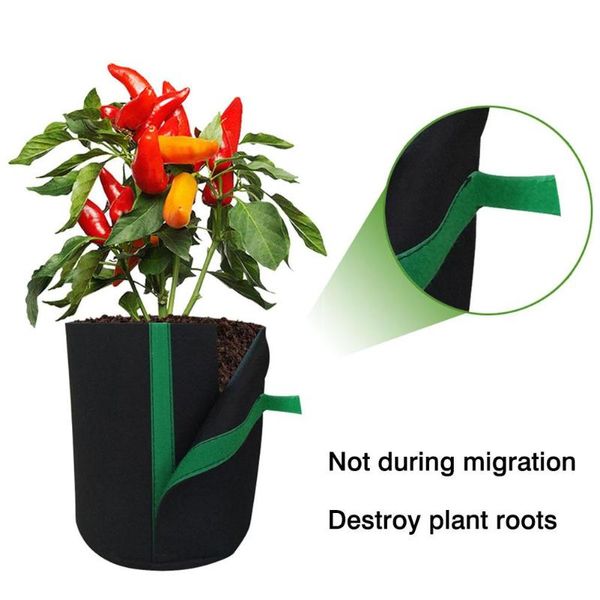planters & pots plant nursery pot grow bag reusable non woven growth planting for home garden transplanting
planters & pots plant nursery pot grow bag reusable non woven growth planting for home garden transplanting