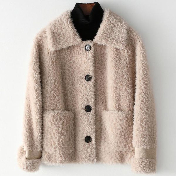 women's fur & faux xfpv winter women 2021 fashion red wool coat lapel single breasted long sleeve warm outwear female trend sm655, Black
women's fur & faux xfpv winter women 2021 fashion red wool coat lapel single breasted long sleeve warm outwear female trend sm655, Black
