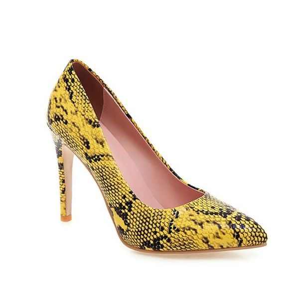 dress shoes qplyxco large 34-48 women's high-heeled pointed thin snake skin fashion 6602, Black
dress shoes qplyxco large 34-48 women's high-heeled pointed thin snake skin fashion 6602, Black