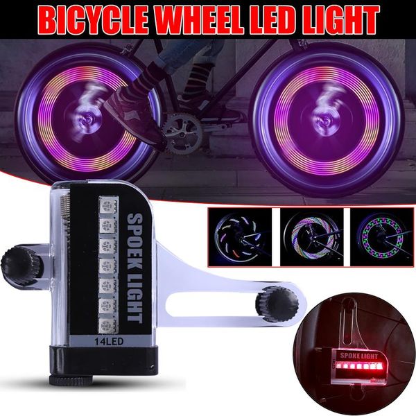 waterproof spoke light 14led bicycle lights bike cycling wheel signal colorful equipo de iluminación para bicicletas
waterproof spoke light 14led bicycle lights bike cycling wheel signal colorful equipo de iluminación para bicicletas