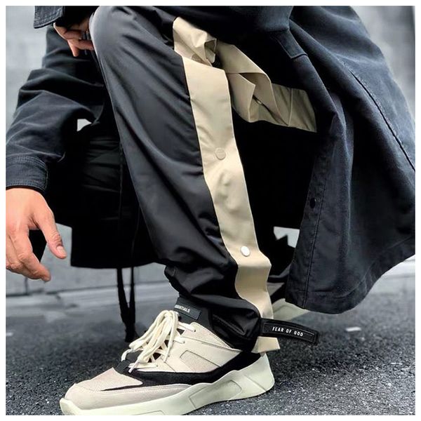 2021 new american high trend fog season 6 main line ribbon buckle casual street hip hop straight pants men's fobw, Black
2021 new american high trend fog season 6 main line ribbon buckle casual street hip hop straight pants men's fobw, Black
