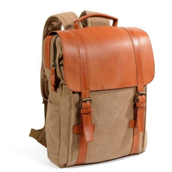 backpack classic men outside travel canvas korean students big capacity leather patchwork bagpack casual bag laptop
backpack classic men outside travel canvas korean students big capacity leather patchwork bagpack casual bag laptop
