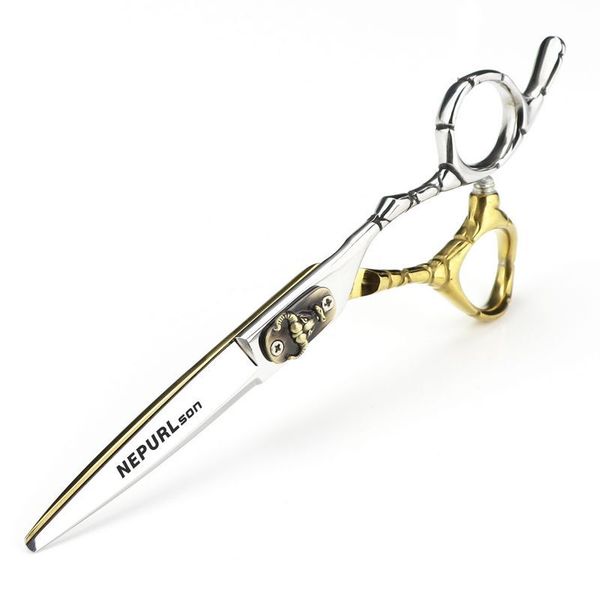 professional nepurlson barber hair cutting scissors golden silver 6.0 inch 6cr 62hrc
professional nepurlson barber hair cutting scissors golden silver 6.0 inch 6cr 62hrc