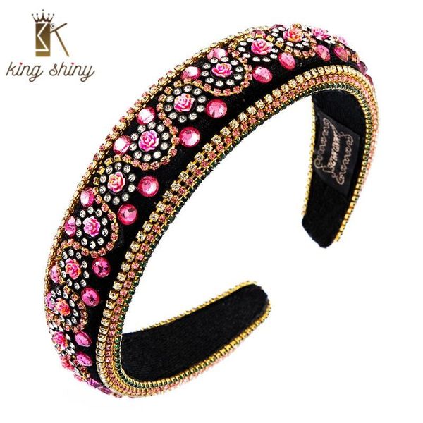 hair clips & barrettes vintage baroque metal flower crystal headband for woman luxurious colorful rhinestone padded hairband party accessory, Golden;silver
hair clips & barrettes vintage baroque metal flower crystal headband for woman luxurious colorful rhinestone padded hairband party accessory, Golden;silver