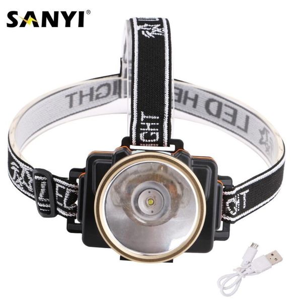 sanyi 2 sizes led headlamp headlight head torch usb rechargeable head light forehead lamp outdoor night fishing light
sanyi 2 sizes led headlamp headlight head torch usb rechargeable head light forehead lamp outdoor night fishing light