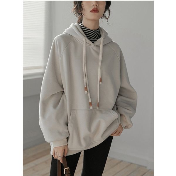 oversize hoodie women's autumn and winter new fashion ins lazy wind loose design coat versatile top, Black
oversize hoodie women's autumn and winter new fashion ins lazy wind loose design coat versatile top, Black