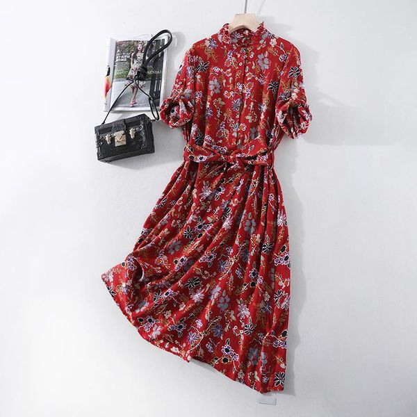 casual dresses dress women fashion seven points sleeve silk lace collar medium length pullover the waist is decorated with a belt, Black;gray 
casual dresses dress women fashion seven points sleeve silk lace collar medium length pullover the waist is decorated with a belt, Black;gray