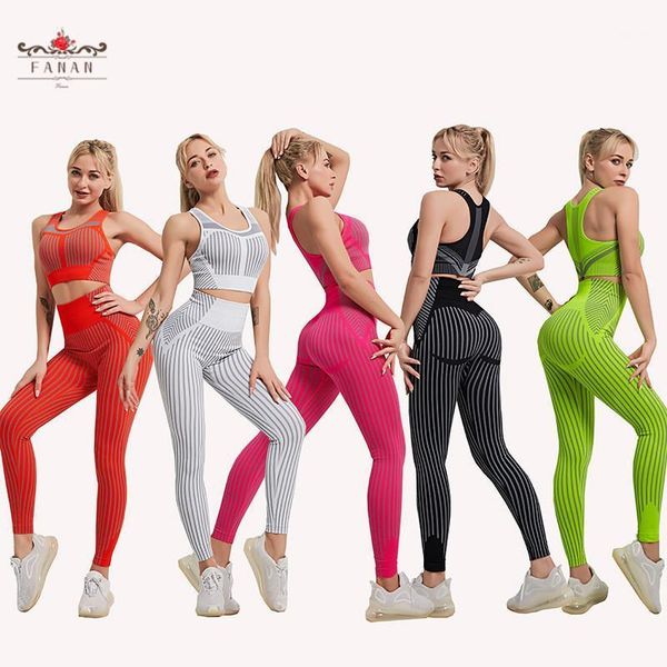 yoga outfits seamless fitness sets gym stripe sportswear suits tights slim vest legging pants 2pcs elasticity running set1, White;red
yoga outfits seamless fitness sets gym stripe sportswear suits tights slim vest legging pants 2pcs elasticity running set1, White;red