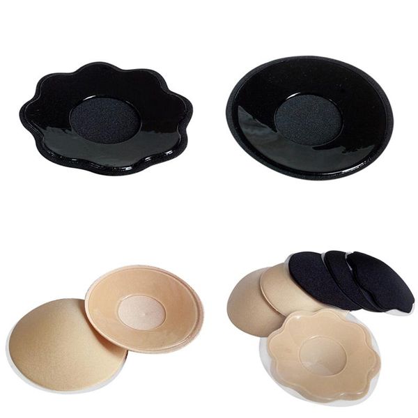women's g-strings 1 pair bra pad reusable self adhesive silicone breast pasties petal chest stickers nipple cover invisible intimates, Black;white
women's g-strings 1 pair bra pad reusable self adhesive silicone breast pasties petal chest stickers nipple cover invisible intimates, Black;white