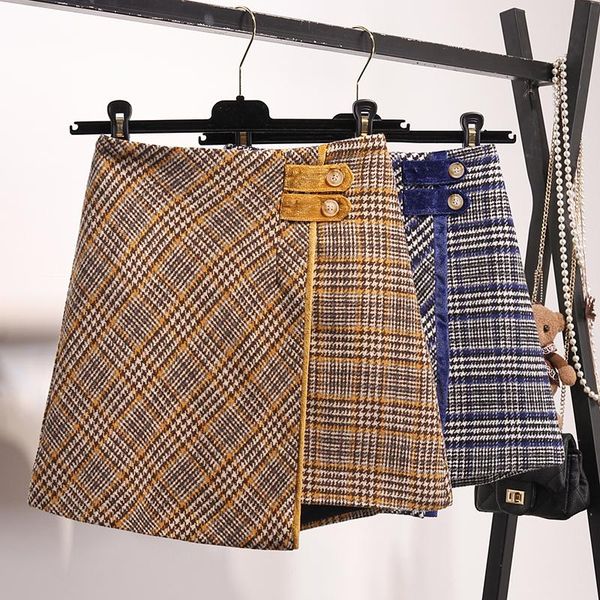 skirts winter skirt asymmetrical irregular wool england style plaid button above knee mini empire waist 2021, Black
skirts winter skirt asymmetrical irregular wool england style plaid button above knee mini empire waist 2021, Black