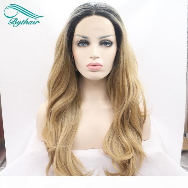 bythair black to light brown two tones ombre hair body wave lace front synthetic wigs heat resistant fiber wig
bythair black to light brown two tones ombre hair body wave lace front synthetic wigs heat resistant fiber wig