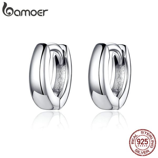 bamoer 2019 925 sterling silver polishing tiny circle hoop earrings for women and men korean style fine jewelry sce552, Golden
bamoer 2019 925 sterling silver polishing tiny circle hoop earrings for women and men korean style fine jewelry sce552, Golden