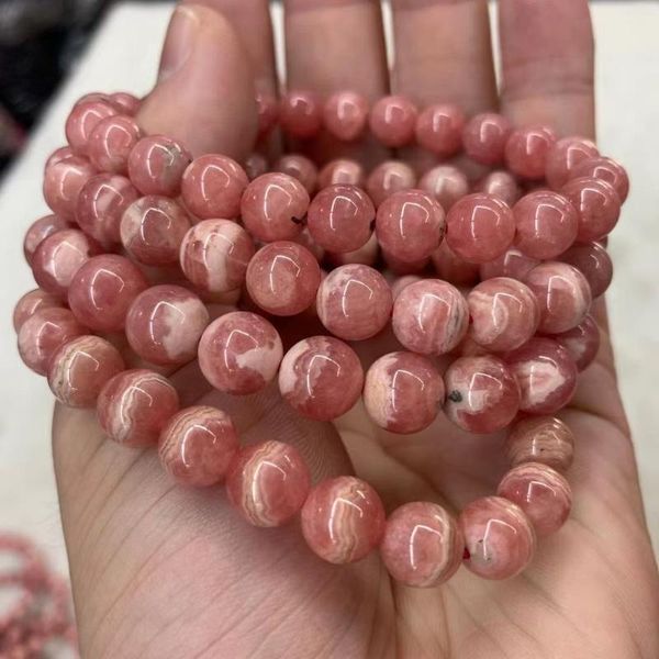 beaded, strands grade genuine argentina rhodochrosite bracelet natural gem stone jewerly for woman gift wholesale, Black
beaded, strands grade genuine argentina rhodochrosite bracelet natural gem stone jewerly for woman gift wholesale, Black